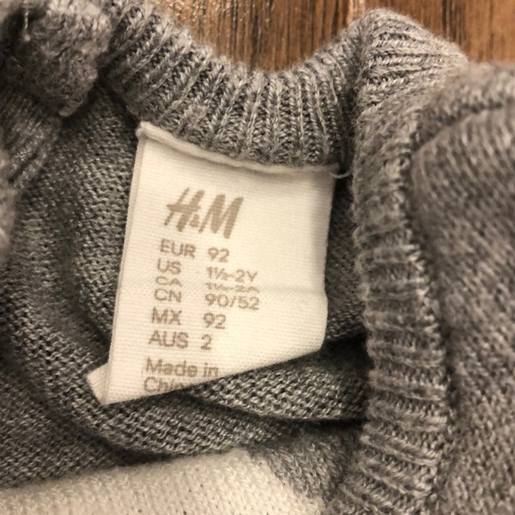 H&M - Toddler Girl Reindeer Sweater Dress - Picture 3 of 6